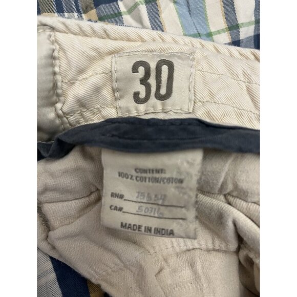 Abercrombie & Fitch Shorts Plaid Check Heavy Button Fly Y2K 32 (tag 30) - Picture 6 of 9
